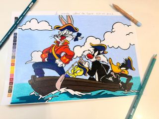 Trackers coloriages mystères Disney - Le Monde Coloré de Laura